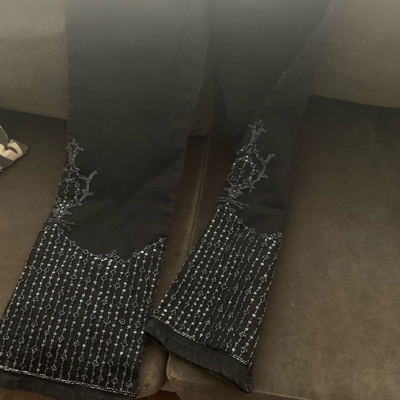 Vintage beaded jeans Parasuco - Picture 2 of 3
